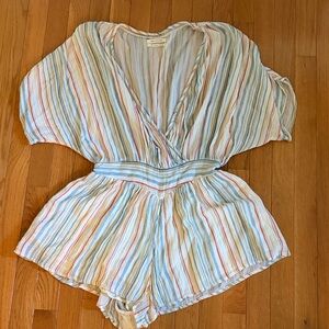 Urban Outfitters Multicolor Striped Romper